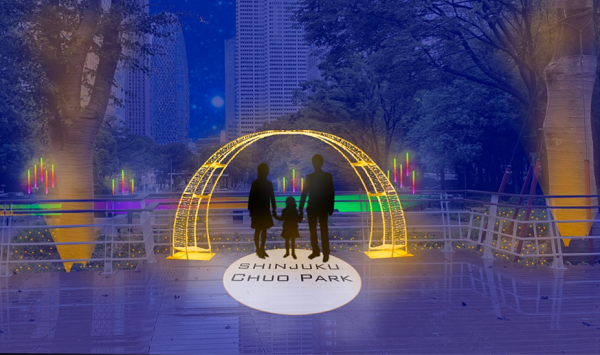 新宿中央公園イルミネーションイベント「TWINKLE PARK 2022」